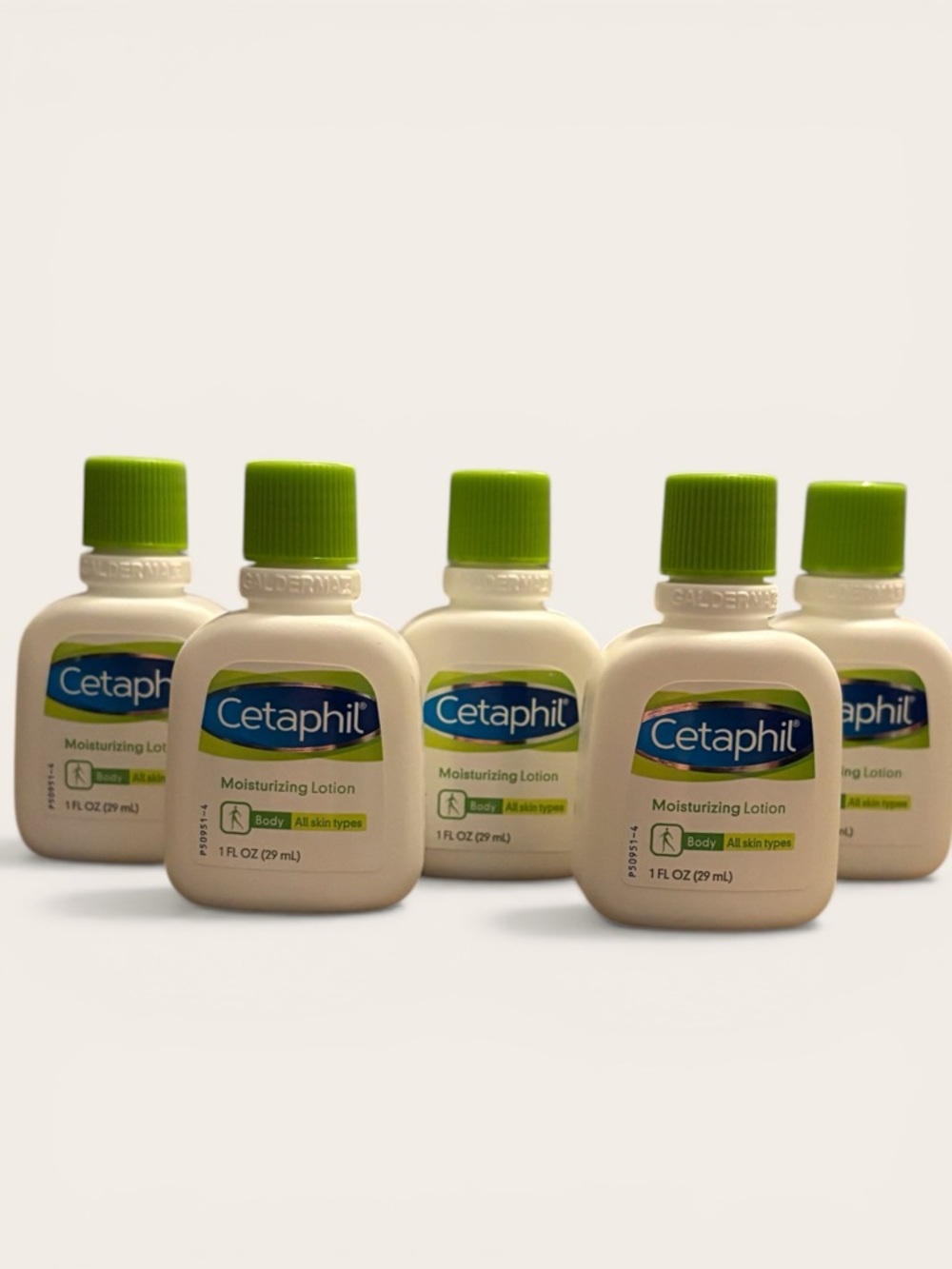 Set of 5 Cetaphil Travel Body Lotions